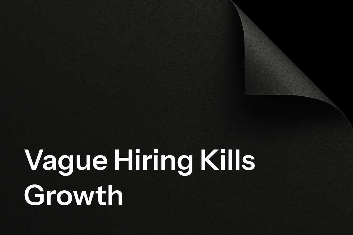 Hiring in the Dark: When Companies Have No Clue What They Want