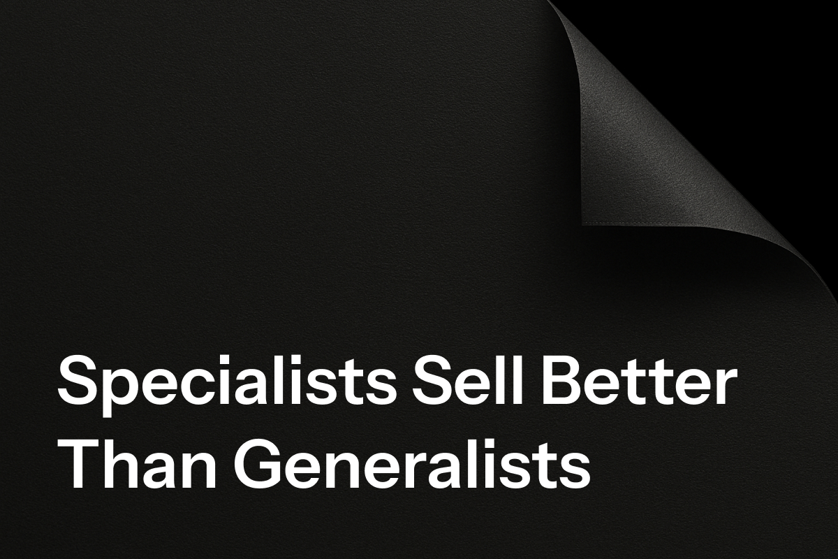 Offering Too Many Services Looks Bad – Here’s Why